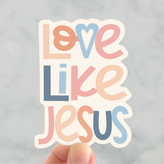 Love Like Jesus Sticker