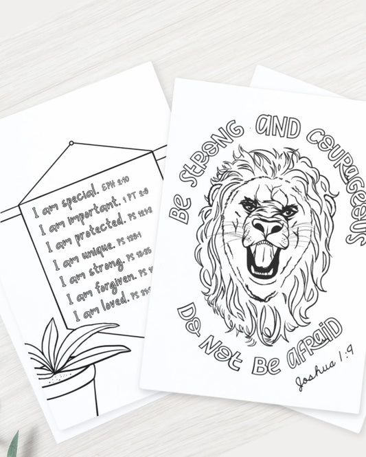 FREE Scripture Coloring Pages for Kids